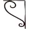 Ekena Millwork Edwards Wrought Iron Bracket, (Single center brace), Antiqued Copper 1 1/2"W x 7 1/2"D x 10"H BKTM01X07X10SEDACO - alternate 3